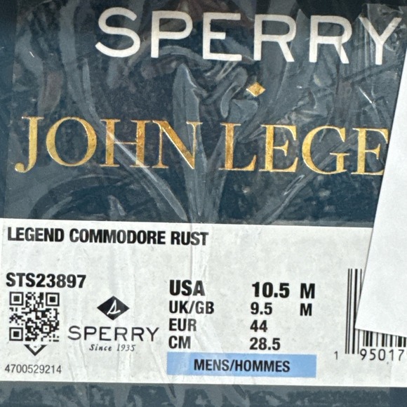 Sperry John Legend Commodore Rust Leather Lace Up Boots Mens Sz 10.5 M - Picture 8 of 8